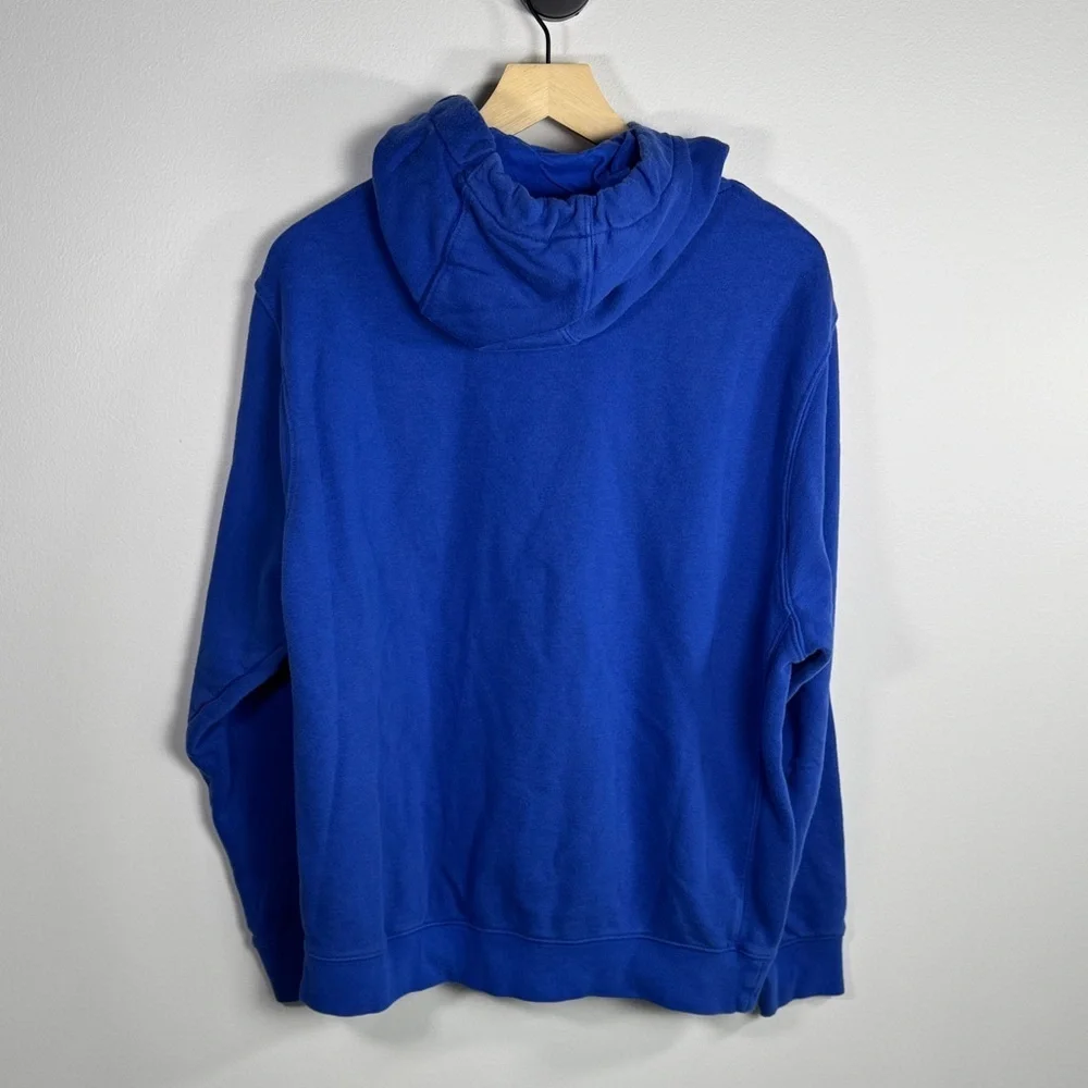Nike Swoosh Hoodie Blue Size Large
